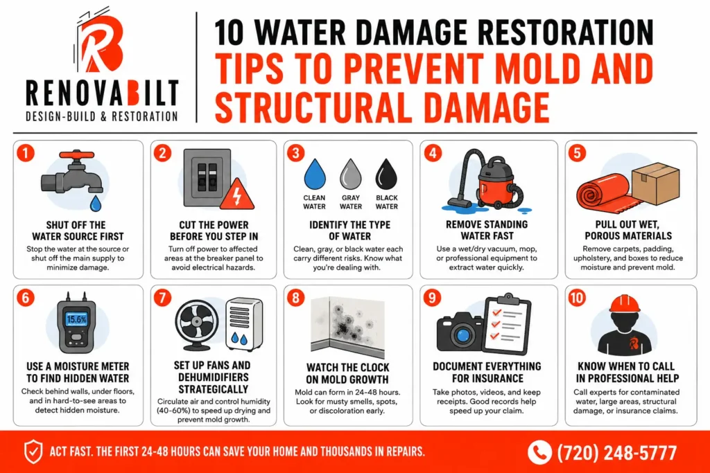 10 Water Damage Restoration Tips To Prevent Mold