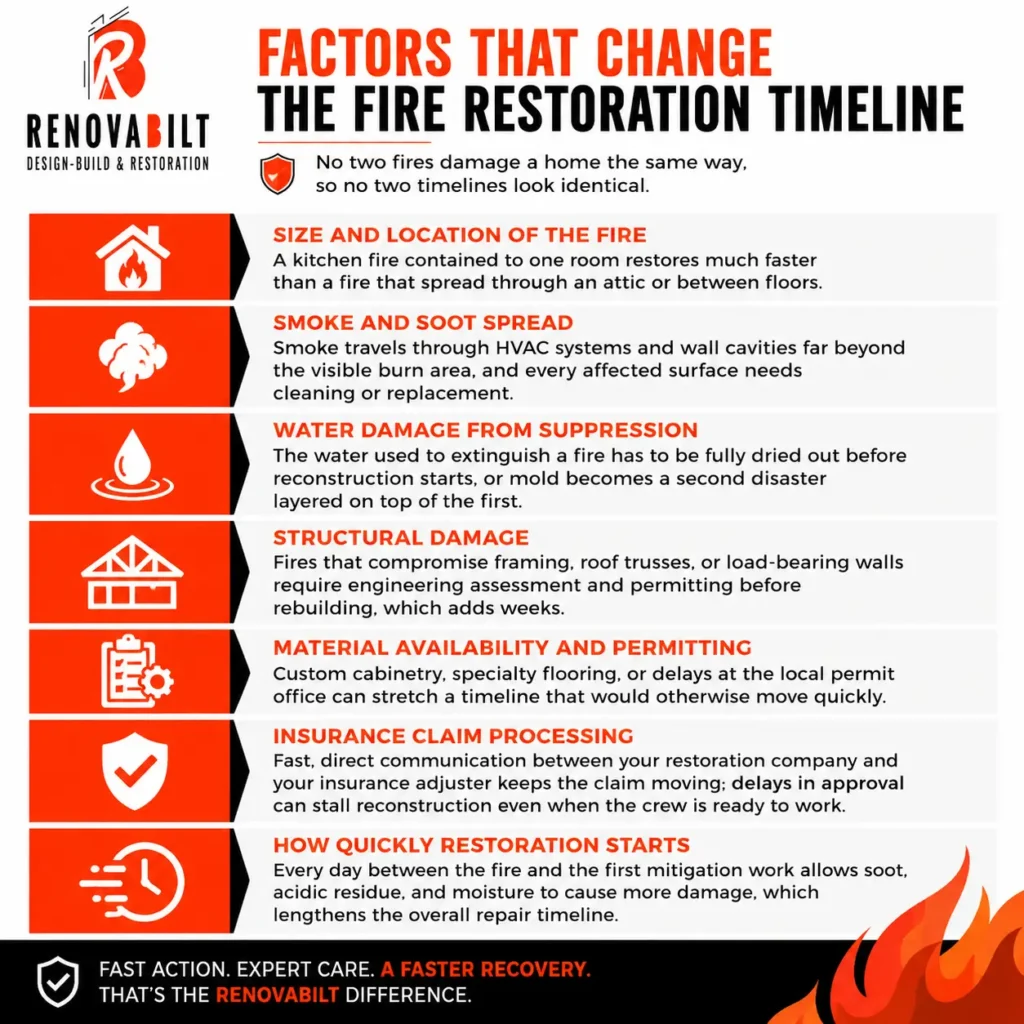 Fire Restoration Timeline