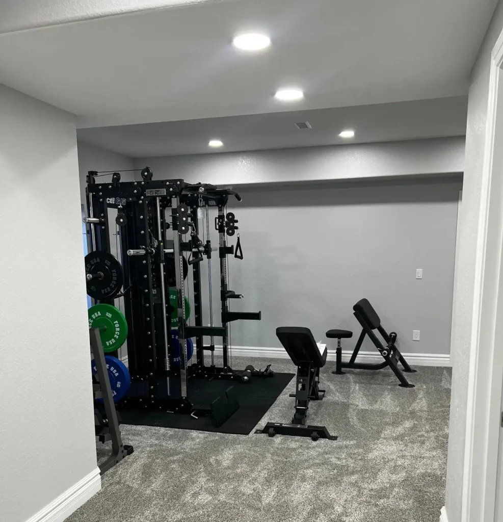 Basement Renovation - Dedicated Home Gym